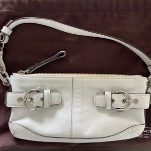 Coach White Purse Small Shoulder Bag